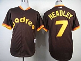 San Diego Padres #7 Chase Headley Coffee 1984 Mitchell And Ness Throwback Stitched MLB Jersey Sanguo,baseball caps,new era cap wholesale,wholesale hats